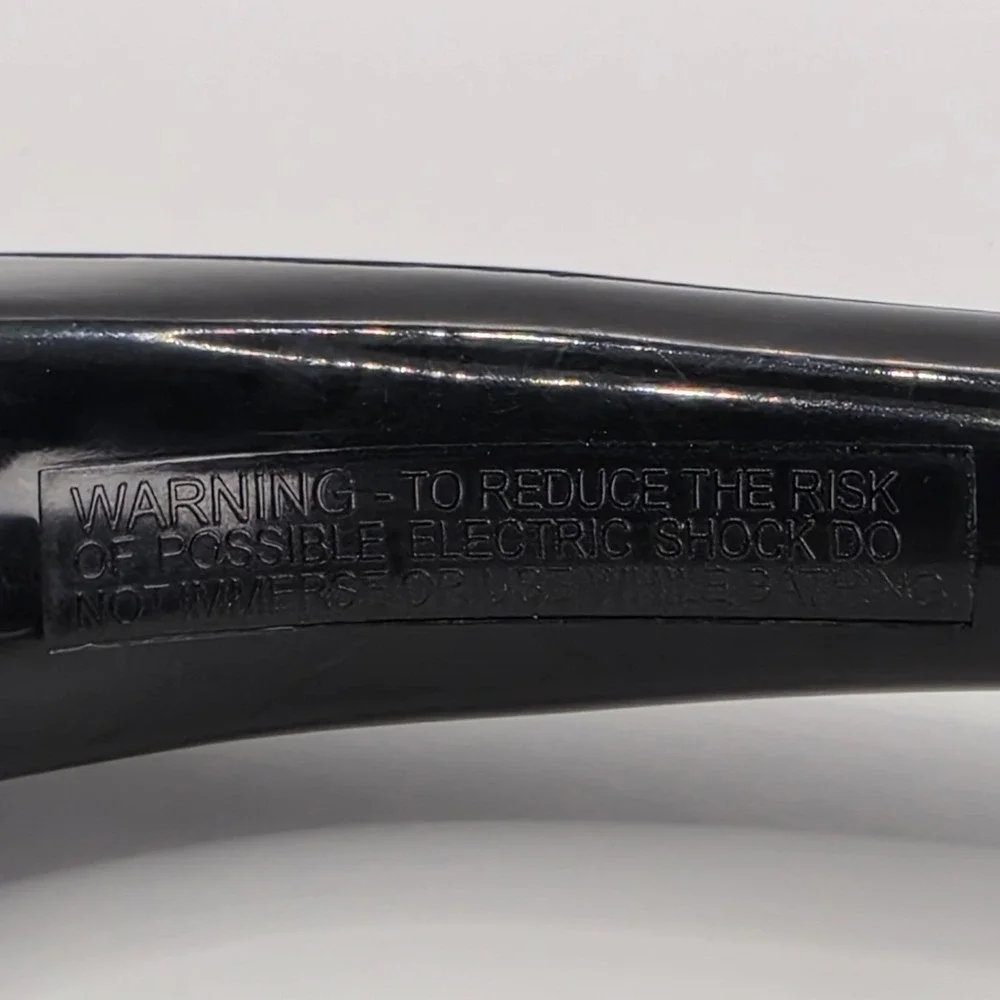 Vintage Perfection Hair Curling Iron Model EV140 Dry Styling Tool Black Chrome